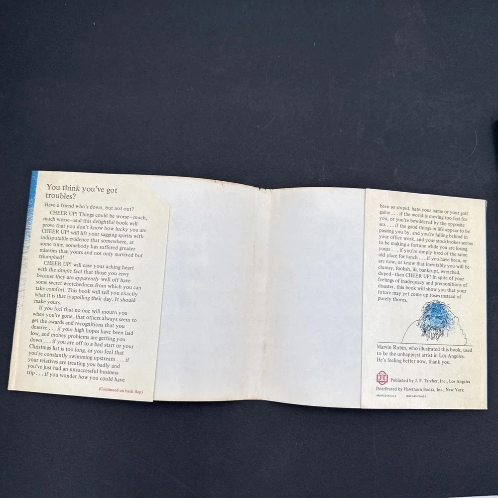 Vtg‎ Cheer Up! A first aid book for survivors by Peter Marshall